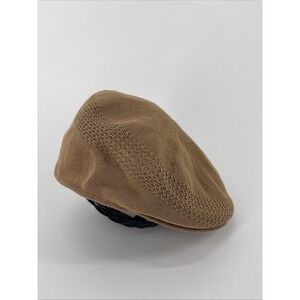 Jaxon Mesh Newsboy Hat Cap XL Tan Vent-air Golf Hiking Fishing  Driving Hat